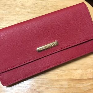 MICHAEL KORS Red Clutch Purse